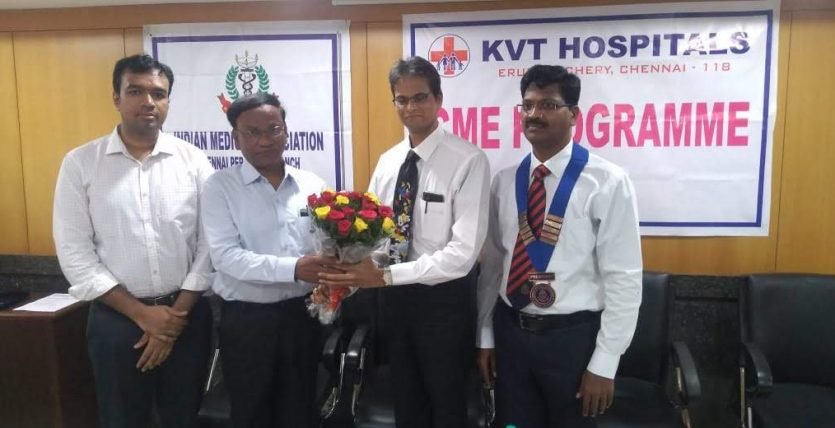 CME by Indian medical association at kvt specality hospital on 12-5-19